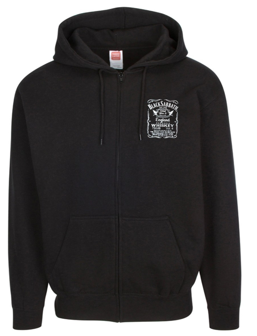 BLACK SABBATH English Heavy Metal Band Men’s Zip Hoodie (Multiple Variations)