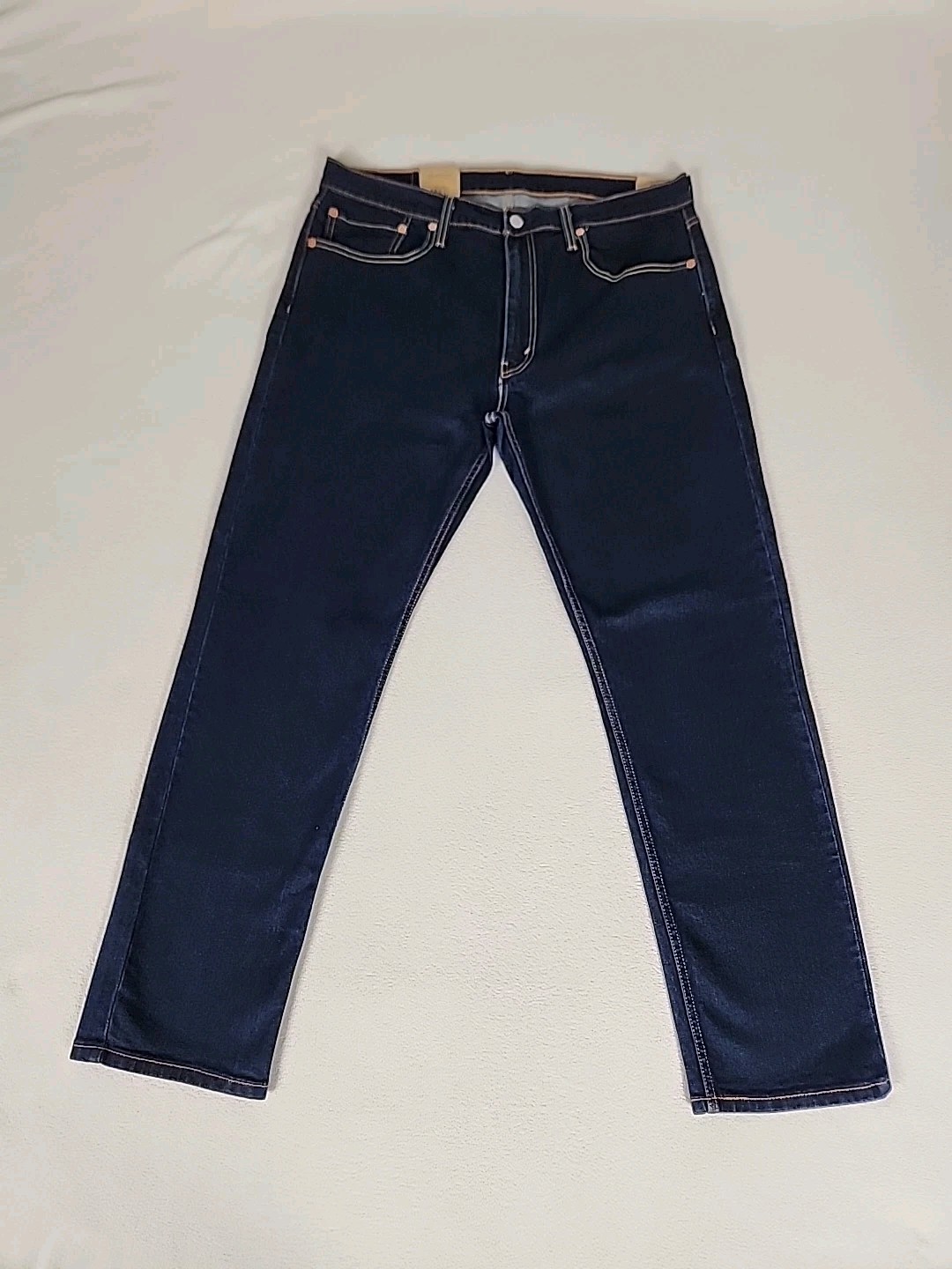 Levi’s 502 Regular Fit Zip Fly Tapered Leg Denim Jeans 36X32 Men’s Dark Blue