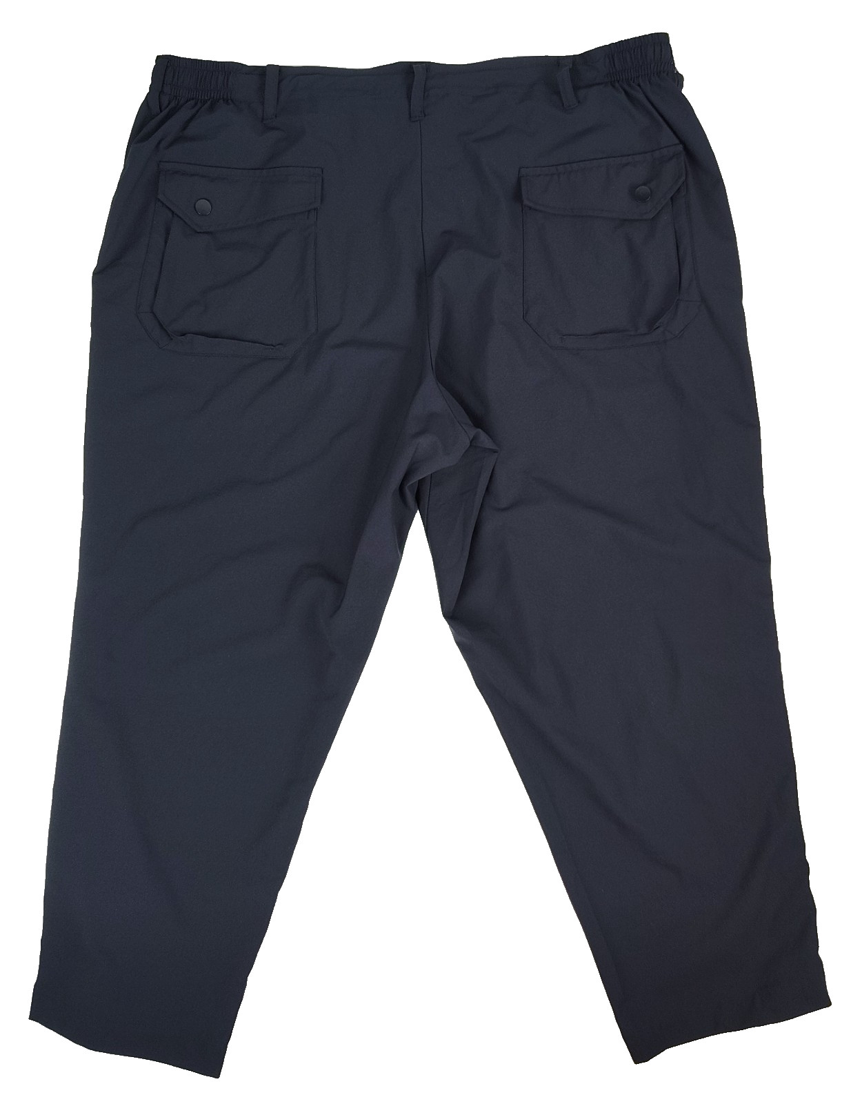 Paskho Sanctuary Travel Pants Snap Ankle Navy Blue Women XXL Side Elastic Waist