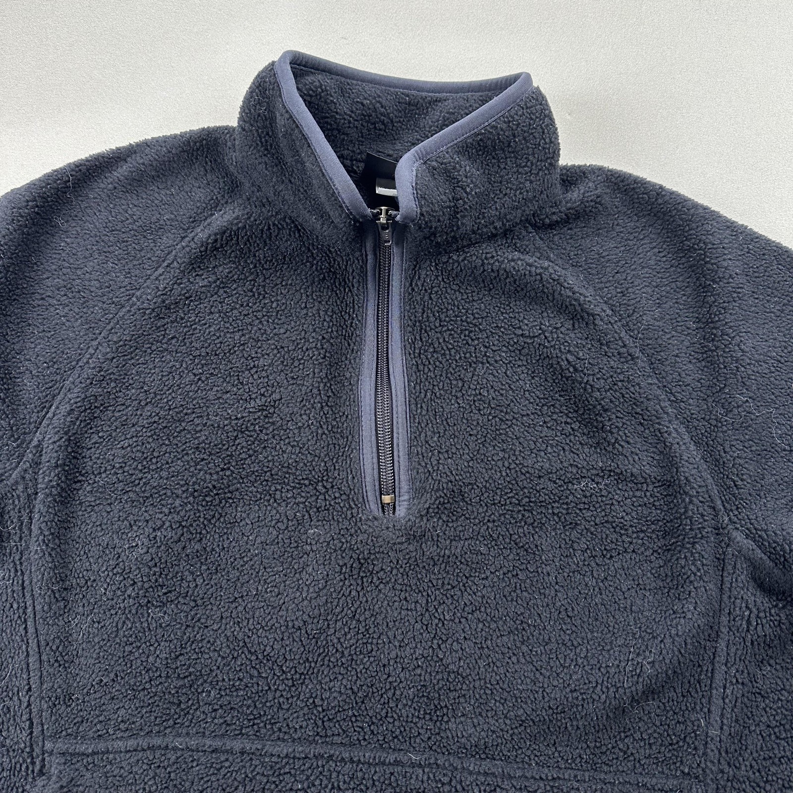 Patagonia Jacket Synchilla Fleece Marsupial Womens Small Black 1/4 Zip Outdoor
