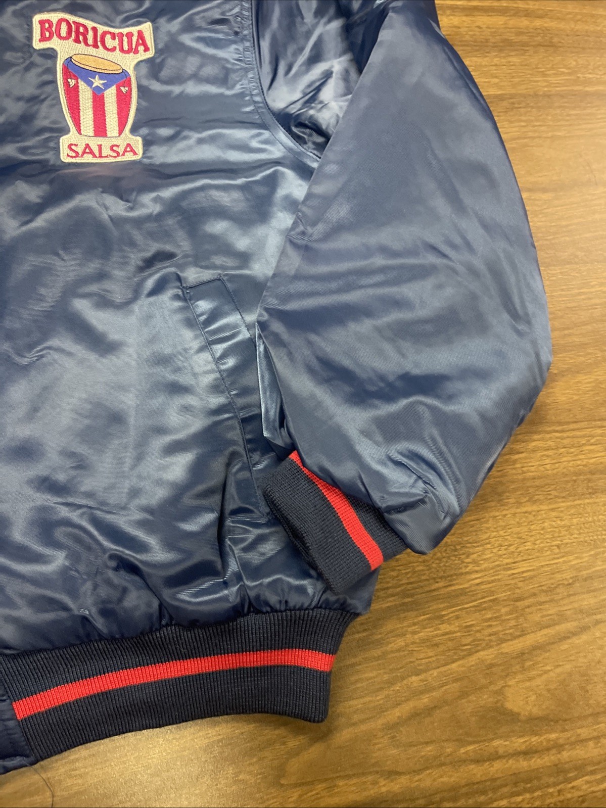 Koam New York Jacket Boricua Salsa American Flag
