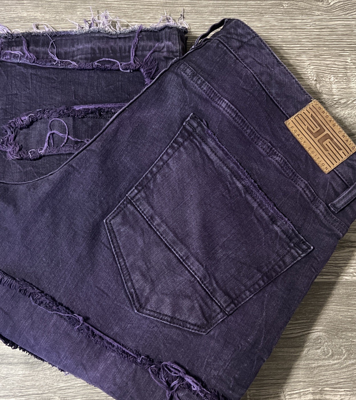 Jordan Craig Men’s Martin Stacked Oasis Denim Purple Mid Rise Jean SZ 40 (42×42)