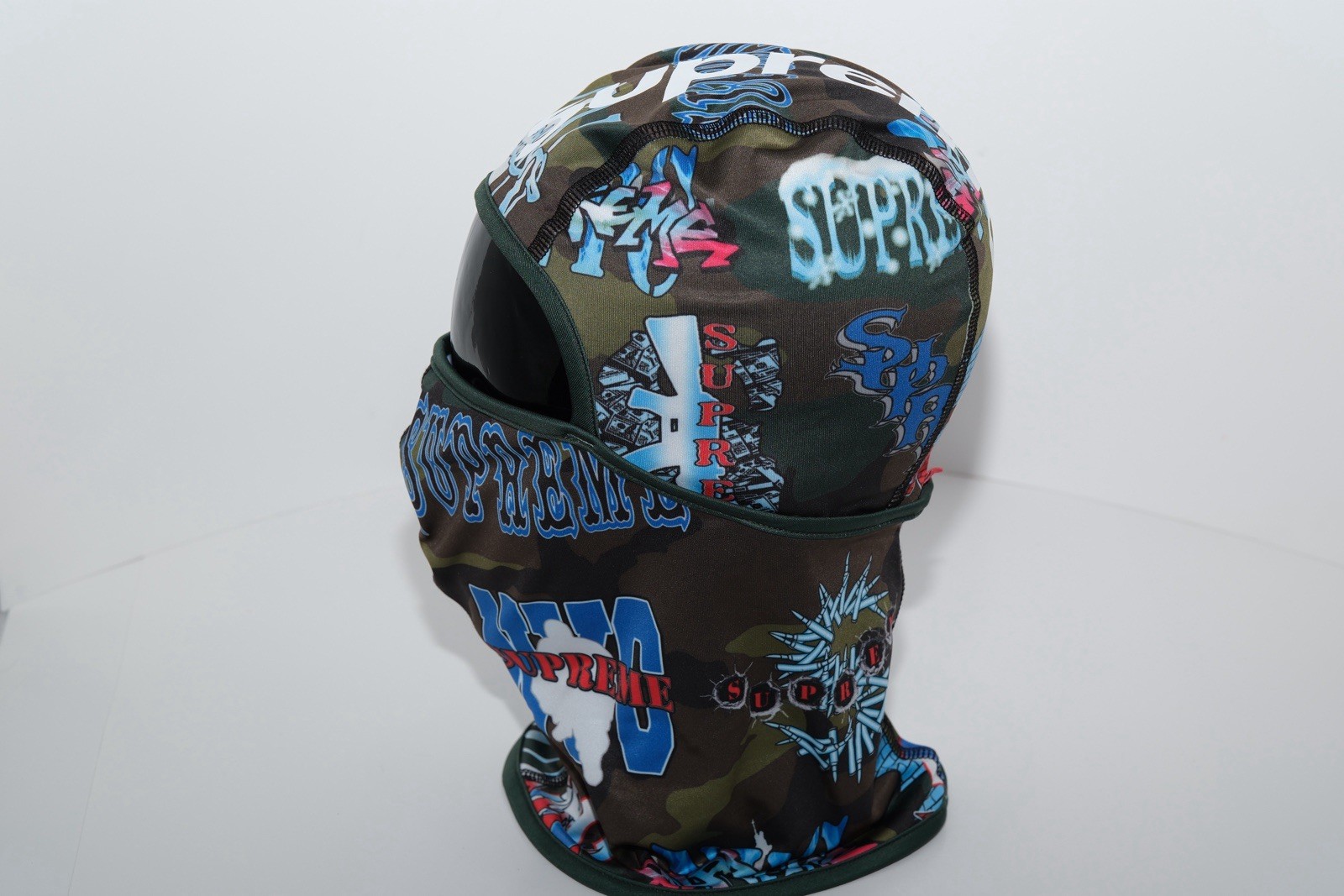 NWT Supreme Flash Lightweight Balaclava Woodland Camo OS In hand Ships Fast