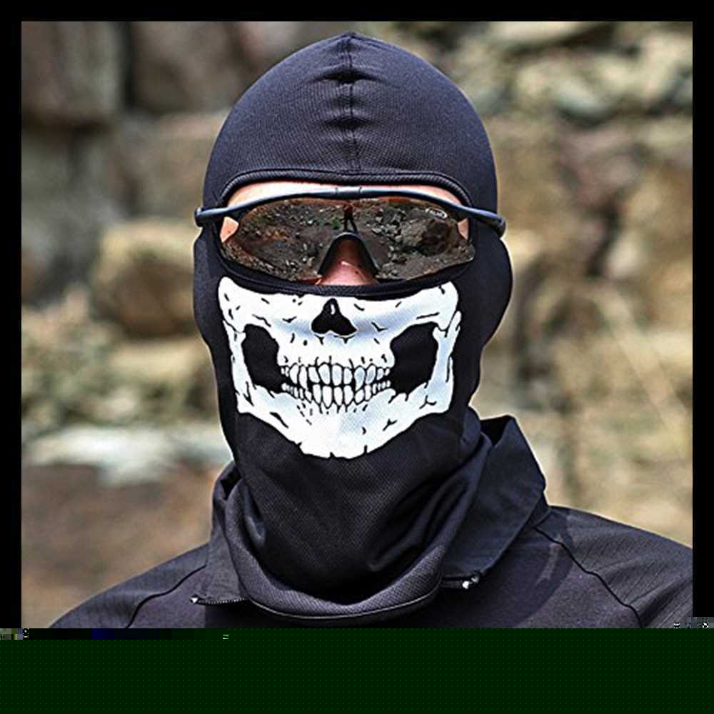 Tactical Full Face Masks Thin Skull Balaclava Motorcycle Bike Helmet Liner Hat