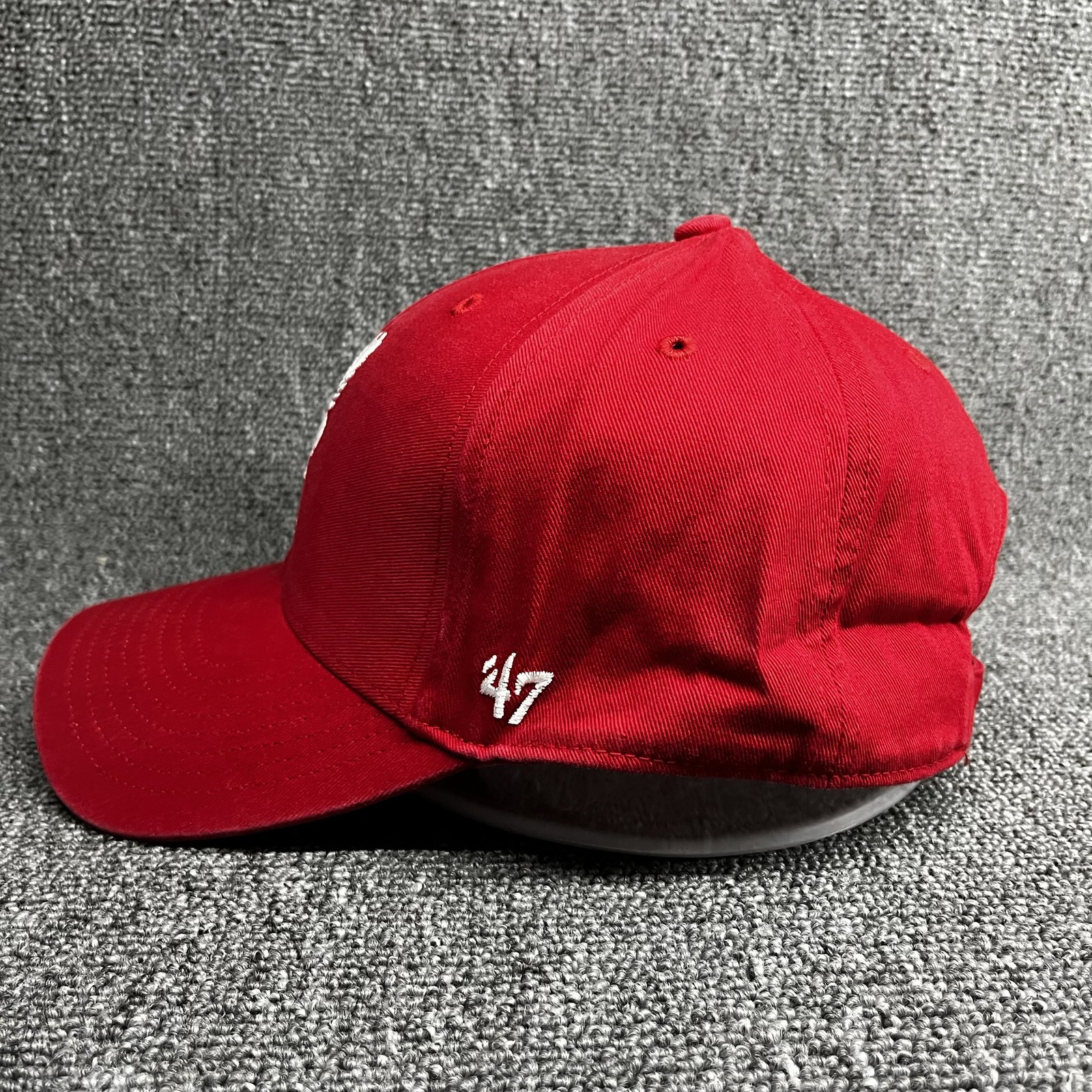 ’47 Brand Liverpool FC Strapback Cap Red Curved Brim Hat Unknown
