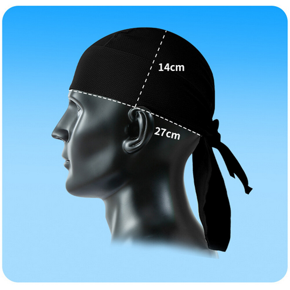 3PCS Durag Skull Cap Head Wrap Biker Motorcycle Du Do Bandana Paisley Doo Rag