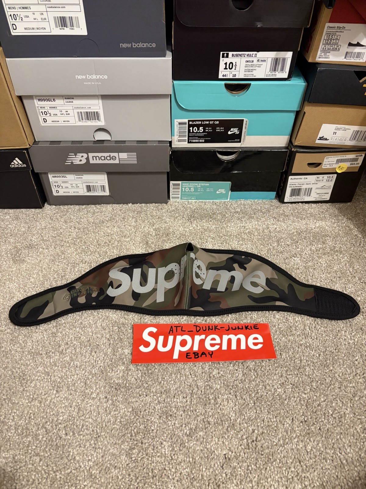 Supreme Windstopper Face Mask – Woodland Camo F/W23