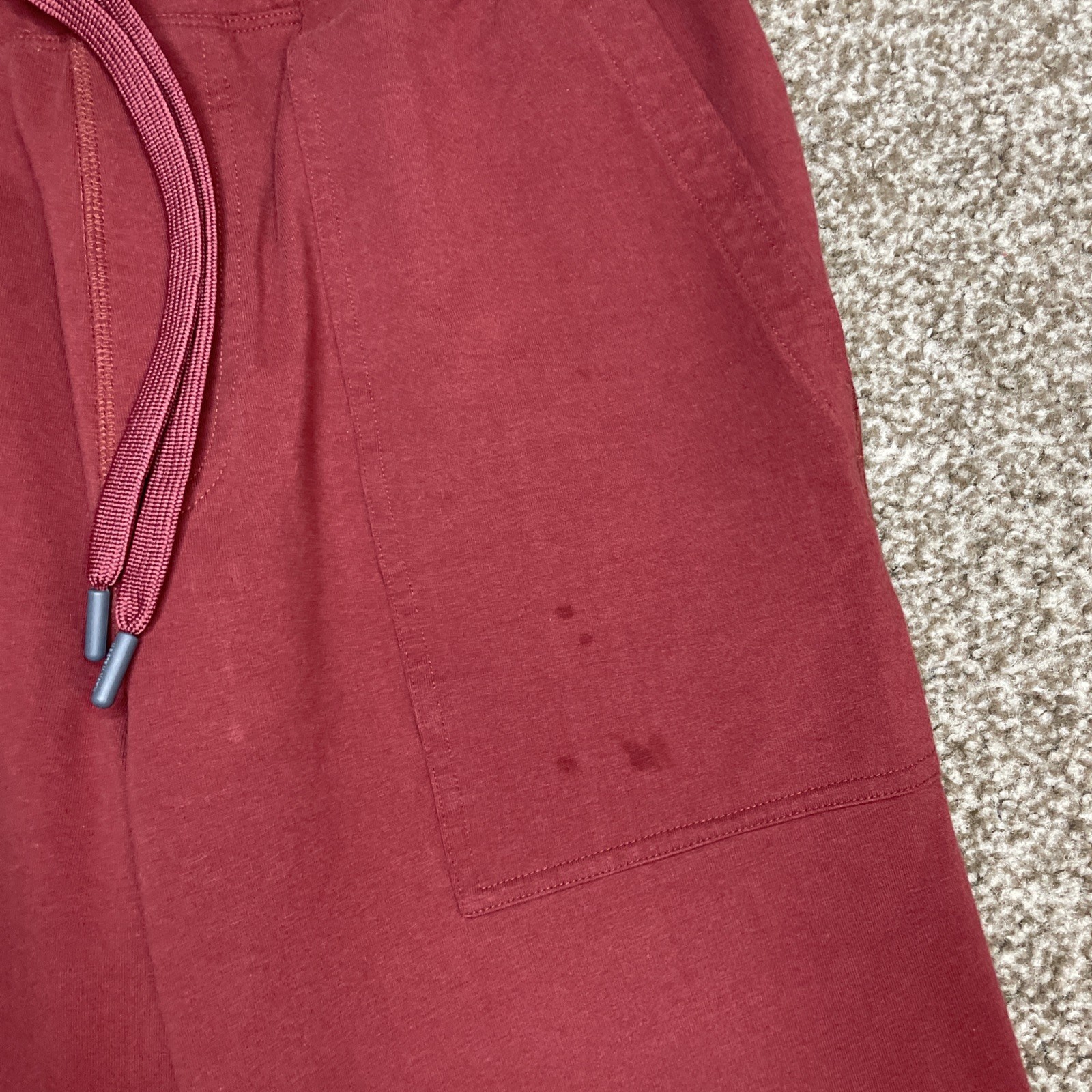 Mack Weldon Ace Pants Mens Large For Daily Wear Sweatpants Drawstring Maroon