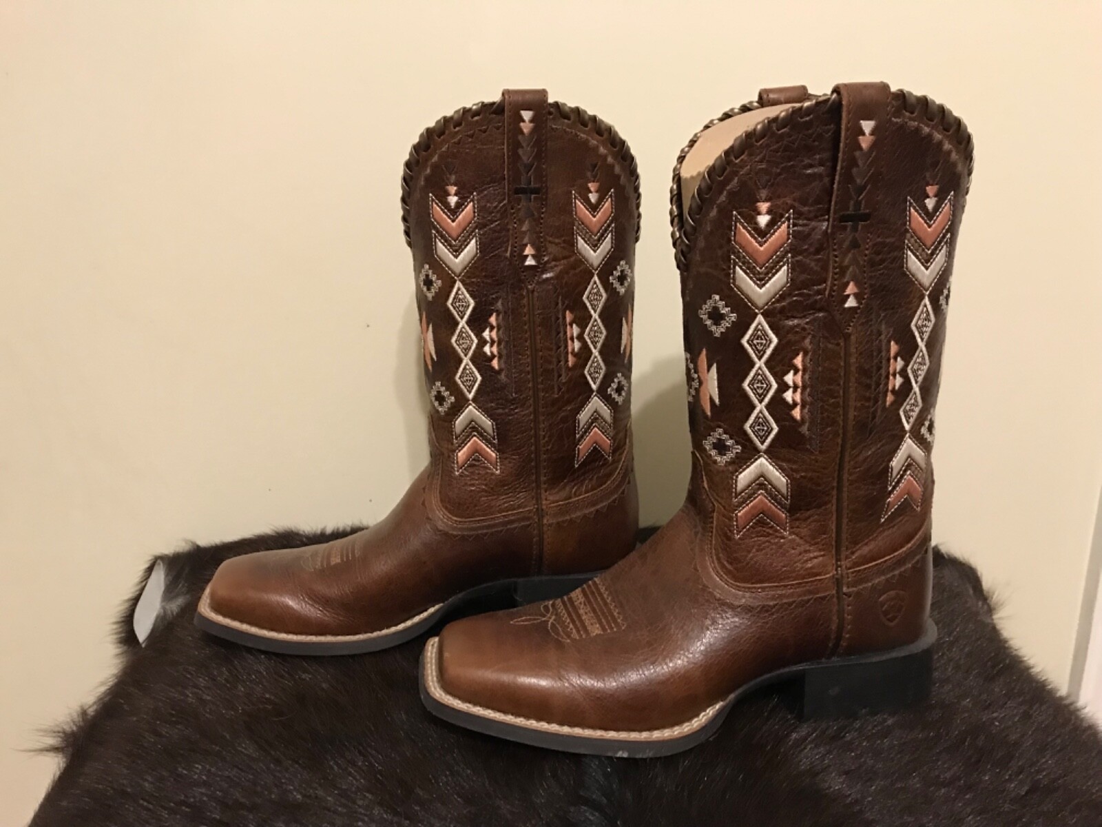 Ariat Ladies Round Up Skyler Canyon Tan Boots 10038327