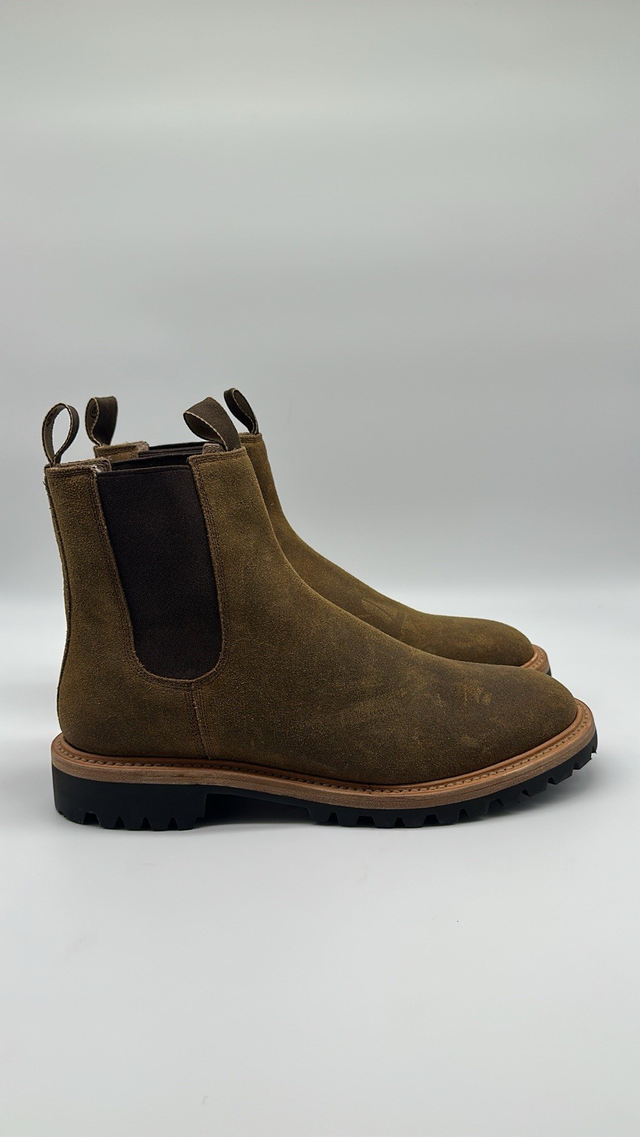 Taylor Stitch L.E. The Ranch Boots in Golden Brown Waxed Suede Men’s Sz 10 D NEW