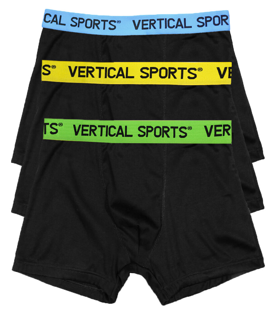 Mens Boxers Tagless Boxer Briefs 3-PACK Underwear Cotton Stretch S M L XL XXL