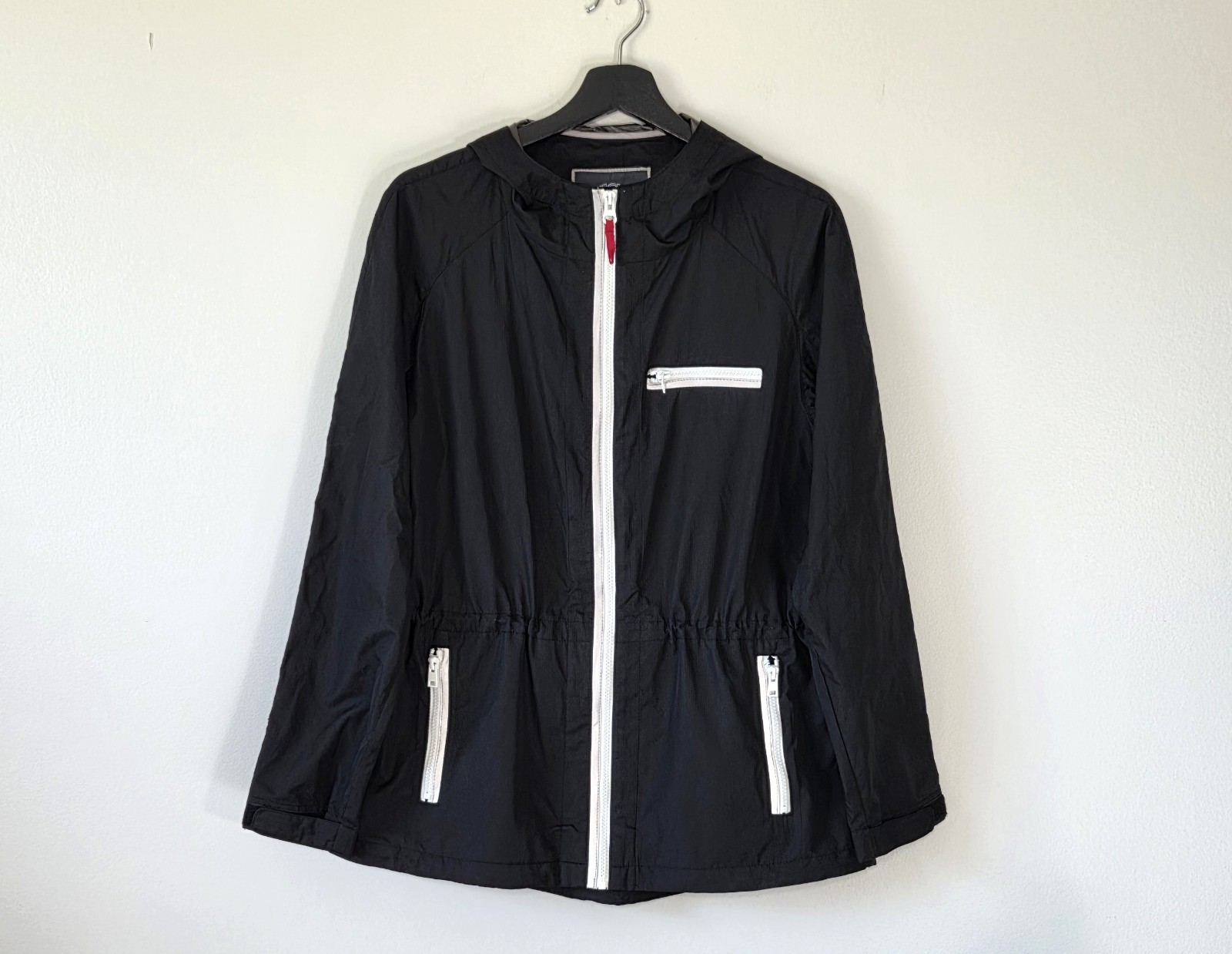 Vince Camuto Cinched Waist Women’s Black Jacket Size L Spring Fall