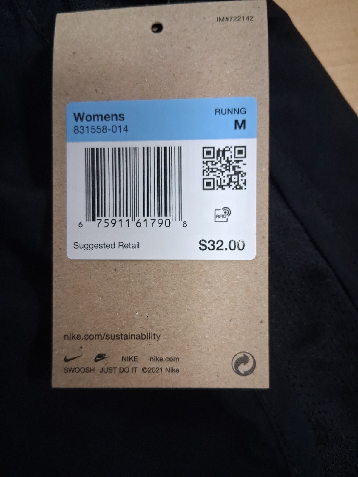 Nike Women’s Medium Lined Dri-Fit Running Shorts Athletic Workout Gym NWT Black
