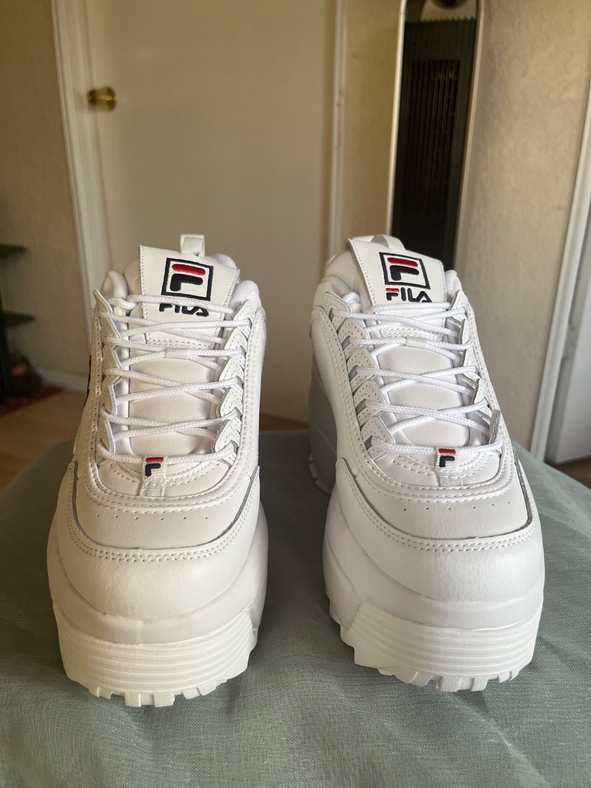 Brand-New FILA Disruptor II Wedge Women’s Platform Sneakers