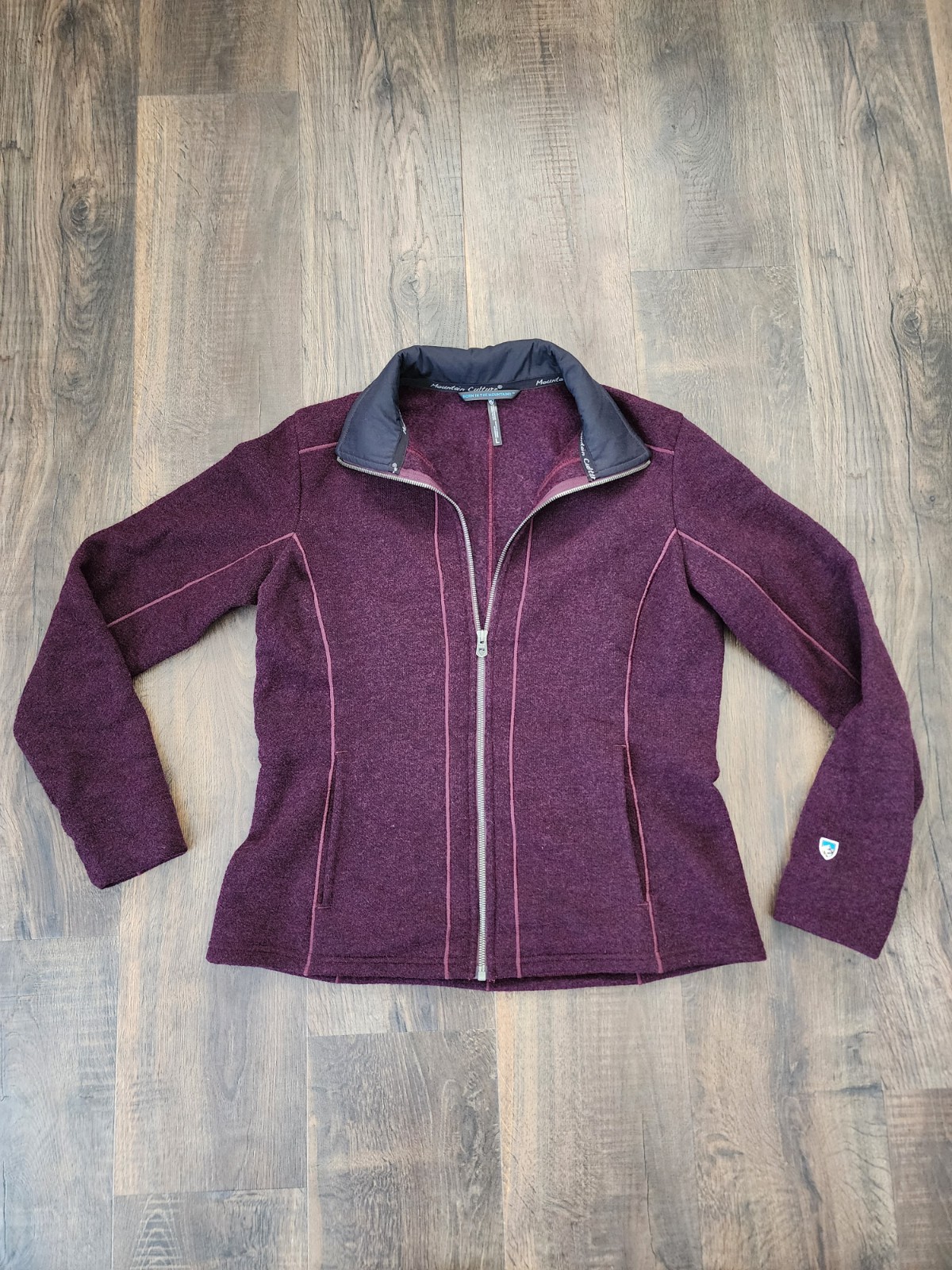 KÜHL Stella Full Zip Fleece Jacket – Women’s Size Large (L) – Plum / Burgundy