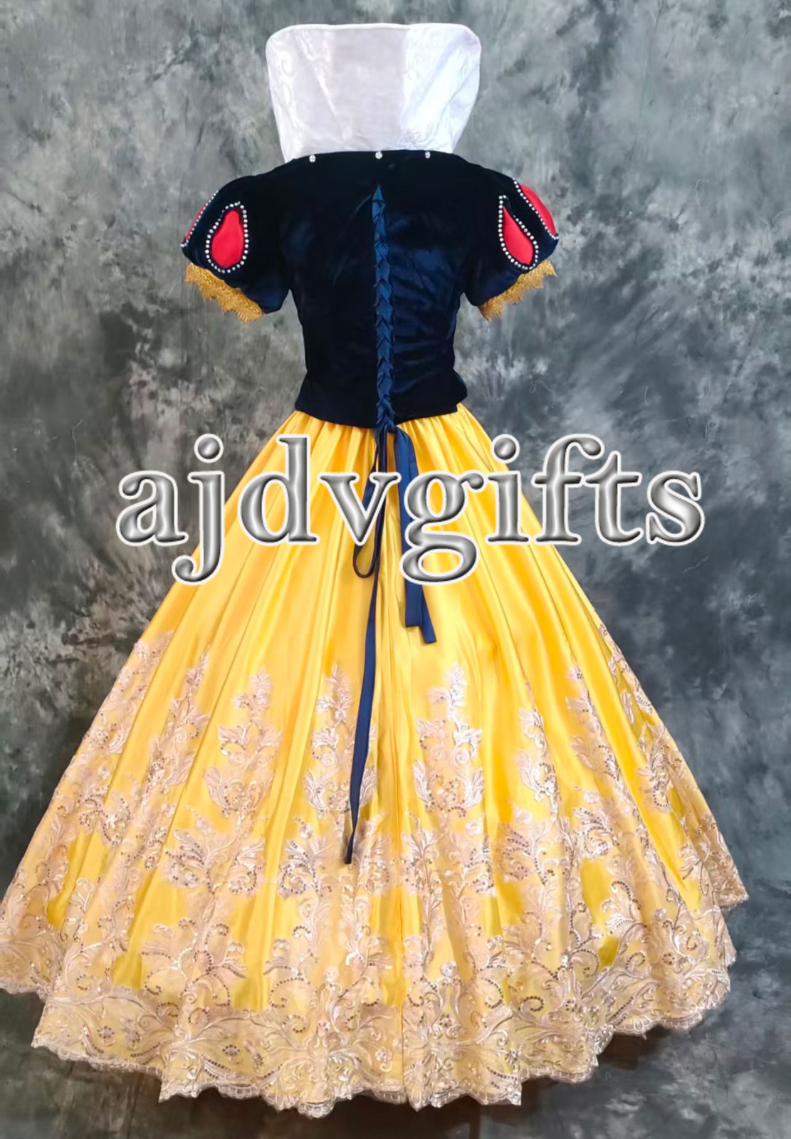 Snow White Inspired Princess Dress for Women & Girls – Handmade Cosplay Costume