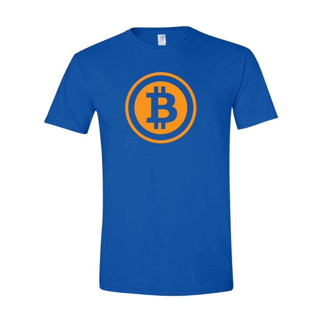 Bitcoin Logo Crypto Symbol Tshirt Cryptocurrency Tee Print DTF T-Shirt S/5XL