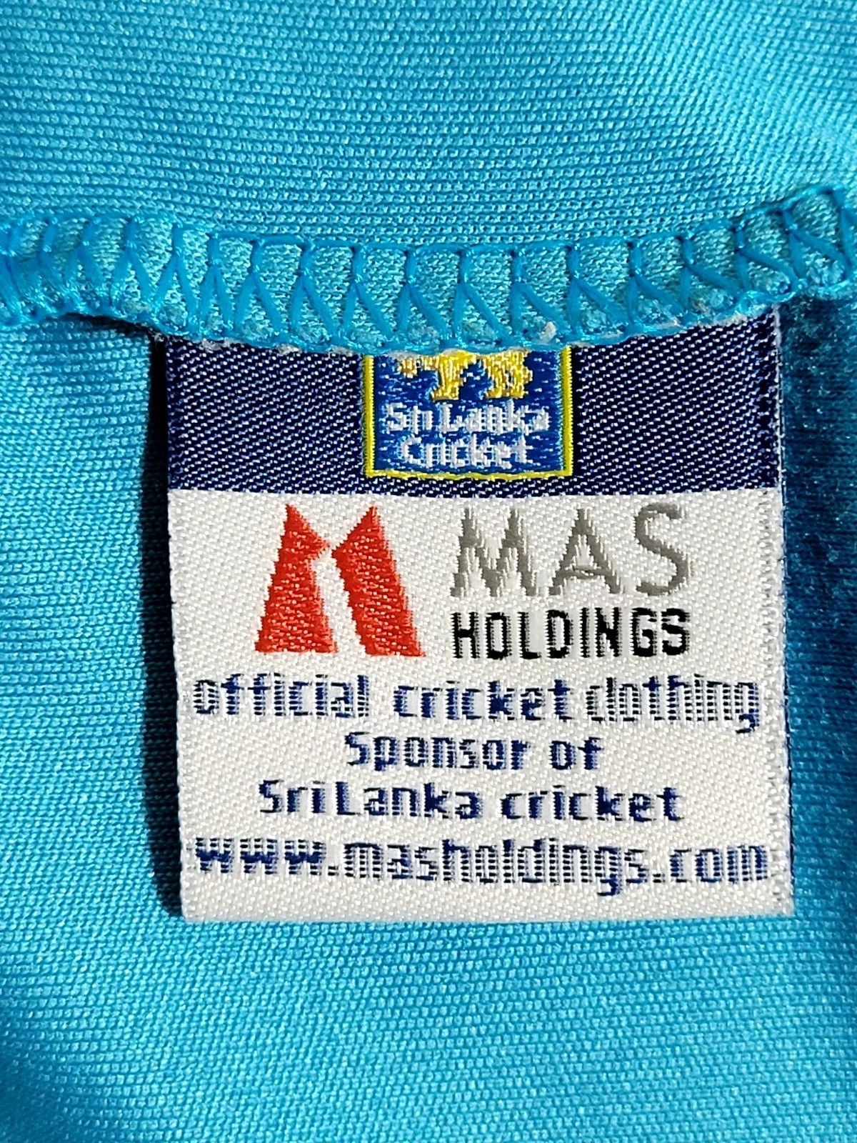 Authentic Original Cricket Replica Blue Jersey Sri Lanka By MAS Holdings Size M