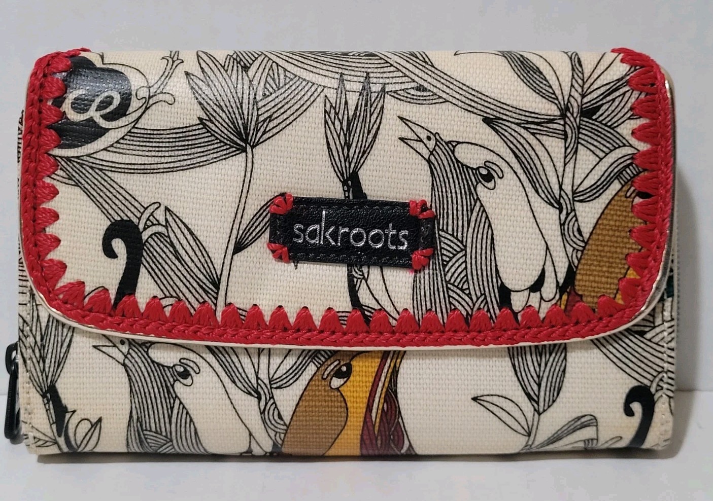 Sakroots Multifunctional Zip Around Wallet Peace