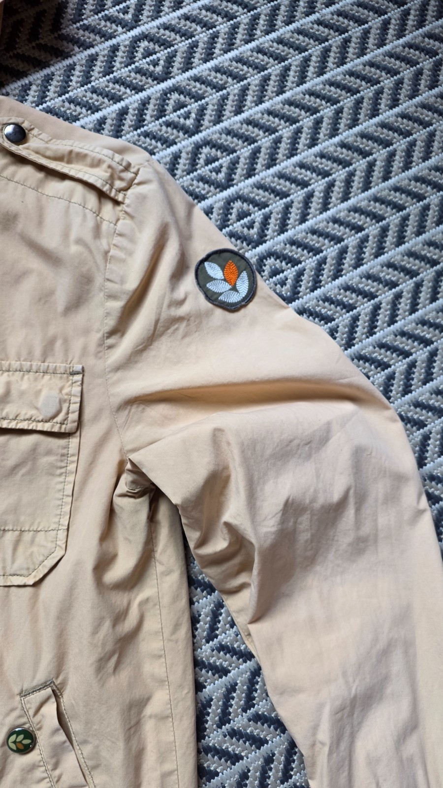 EVER Brand Hooded Cotton Jacket Size S – Rare Model