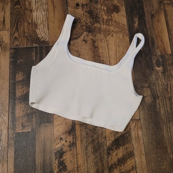 Babaton Sculpt Knit Ribbed Crop Top Size 1X
