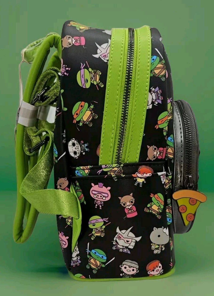 Teenage Mutant Ninja Turtles Cap AOP Unisex Double Strap Shoulder Bag & Poster