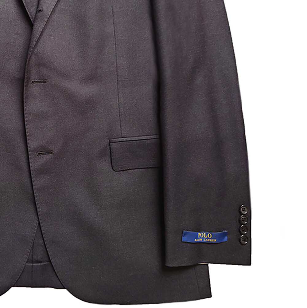 POLO RALPH LAUREN Blazer Jacket Wool Single Breasted Grey Size 48 – RP £695.00