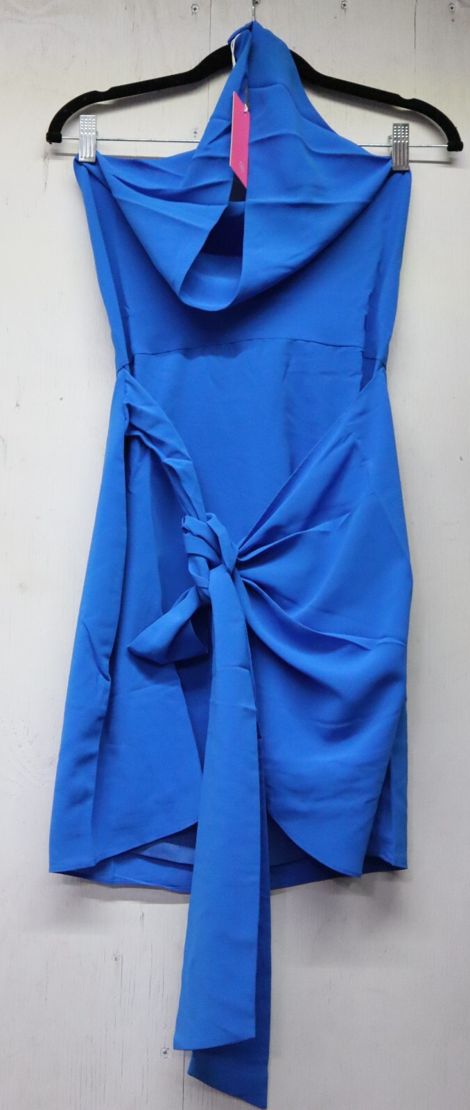 AMANDA UPRICHARD Martine Dress Mini Length in Ele Blue (RO-22036) Size: XSmall
