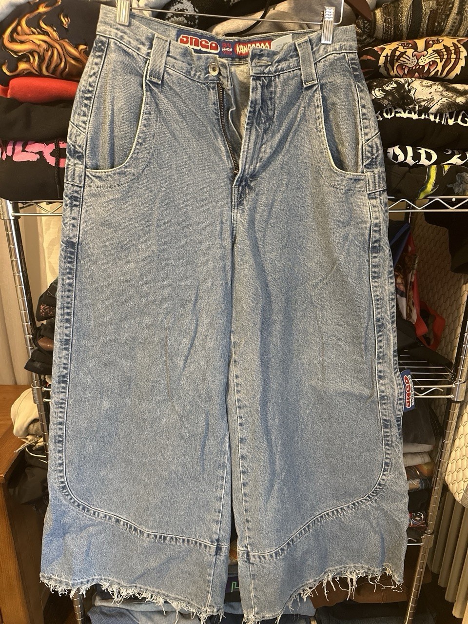 Original 90s Jnco Kangaroo Men’s Light Wash Jeans