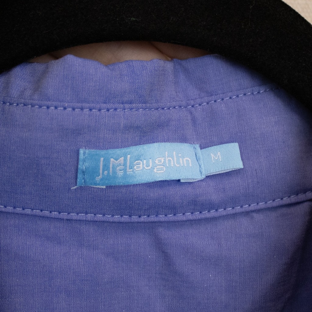 J. McLaughlin Larrie French blue button down long sleeve shirt-M