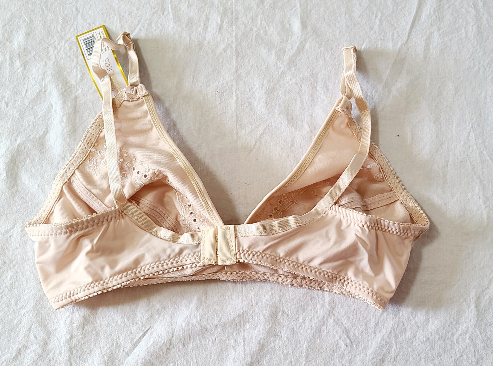 Inteco Intimates Beige Full Coverage Non Padded Wireless Bra Size 40C T56-1329