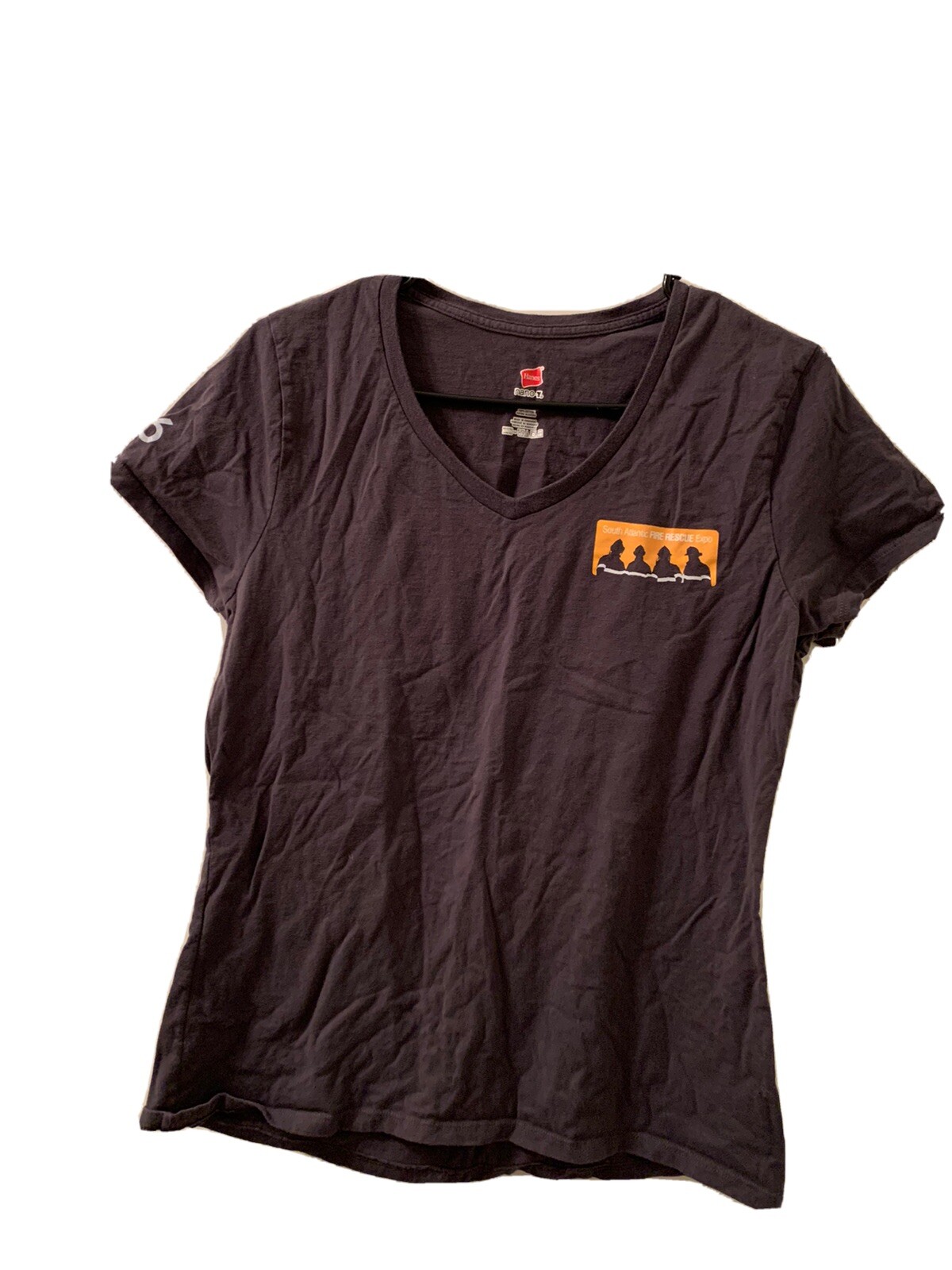 Hanes Women’s Juniors M Nano T-Shirt SOUTH ATLANTIC FIRE RESCUE EXPO Gray