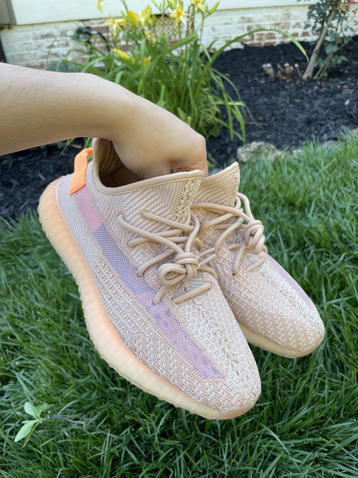 Size 9 – adidas Yeezy Boost 350 V2 Clay 🔥 GREAT CONDITION! NICE!