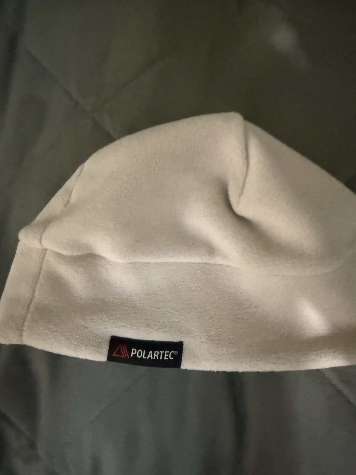 Supreme Polartec Beanie Face Mask White Stone