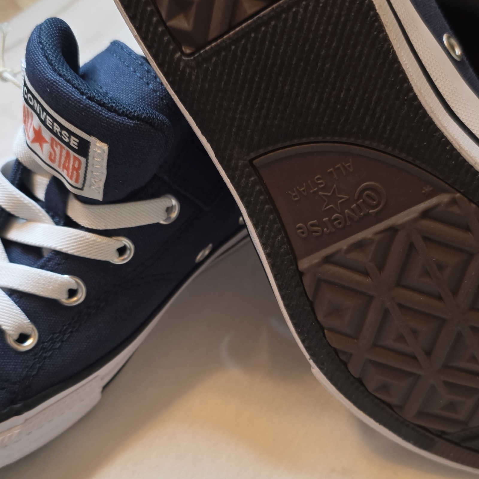 Converse All Star Blue/White Hook & Loop Low Top Sneakers Unisex Kids US 3