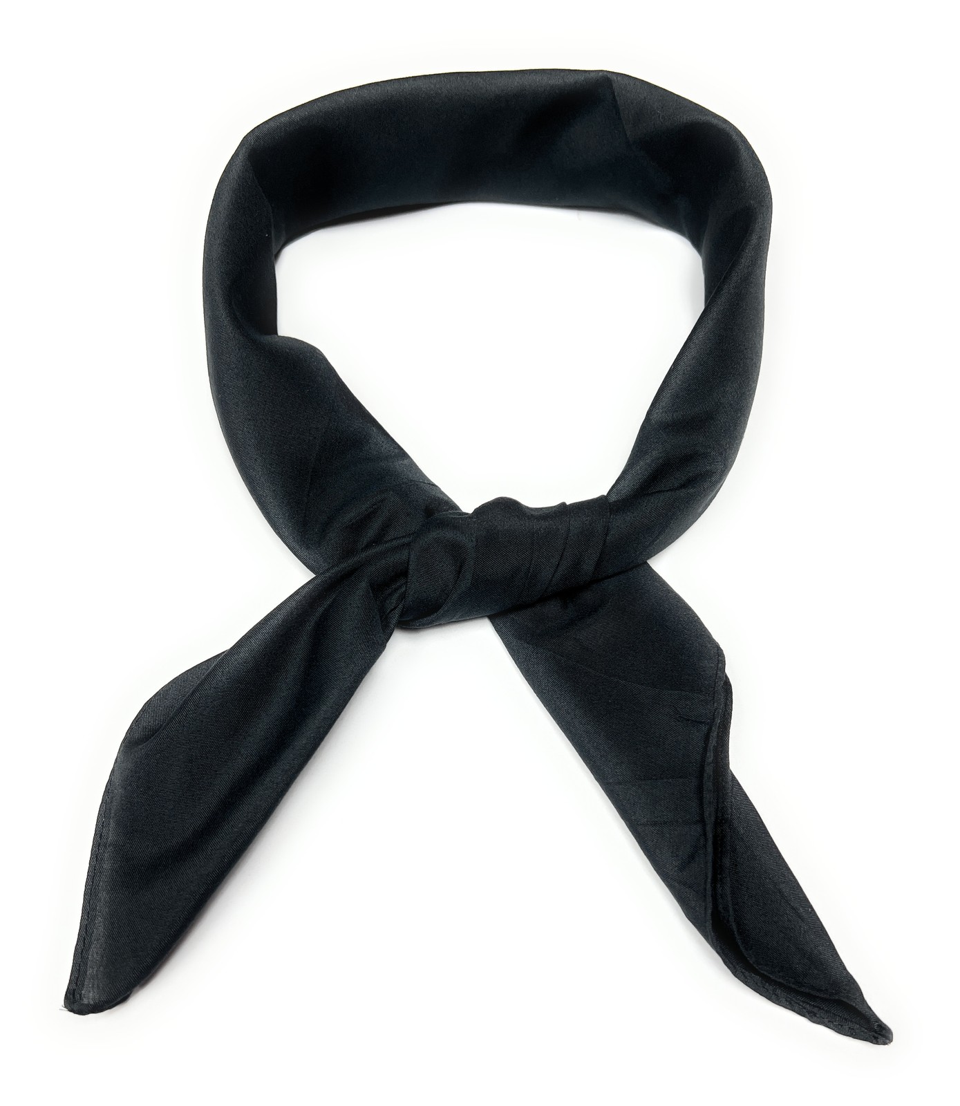 Pack of 3 Solid Ribbon Scarves, Head Neck Pocket Square Scarf