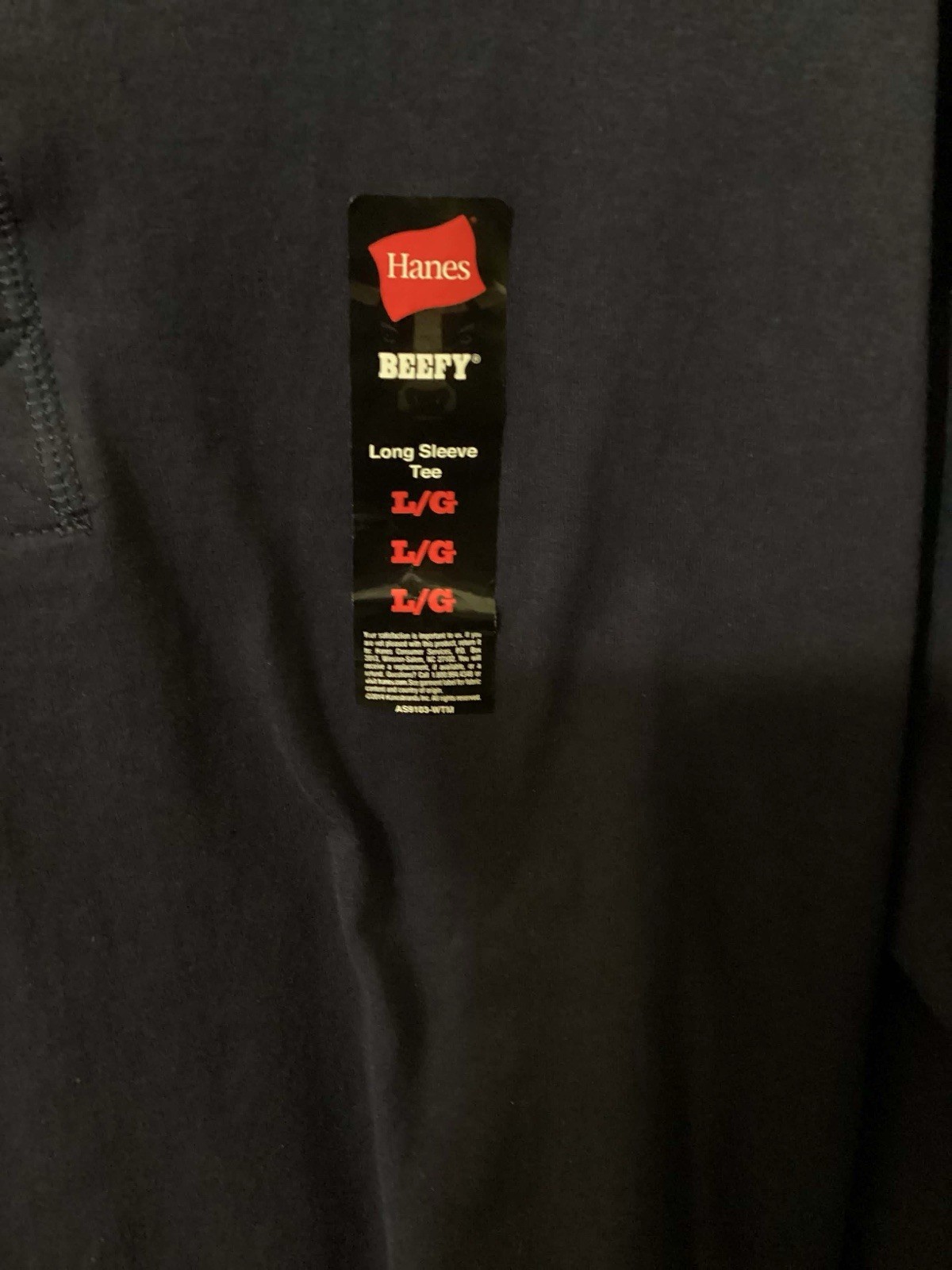 Hanes Beefy Expectedly Durable Unexpectedly Soft Henley Size Large NWT
