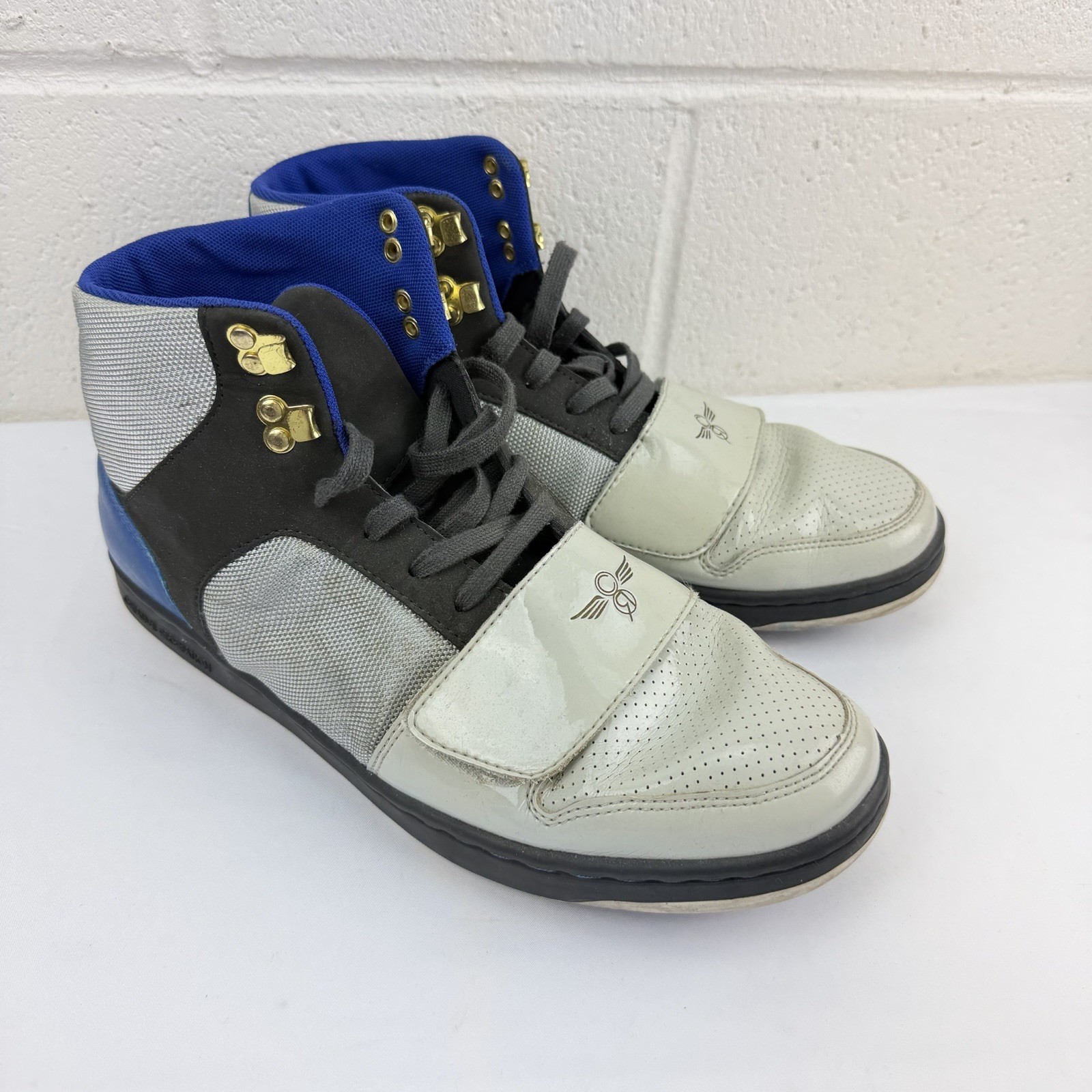 Creative Recreation Cesario Hi Top Sneakers Size 11.5 CR412 SI1211 Grey/blue