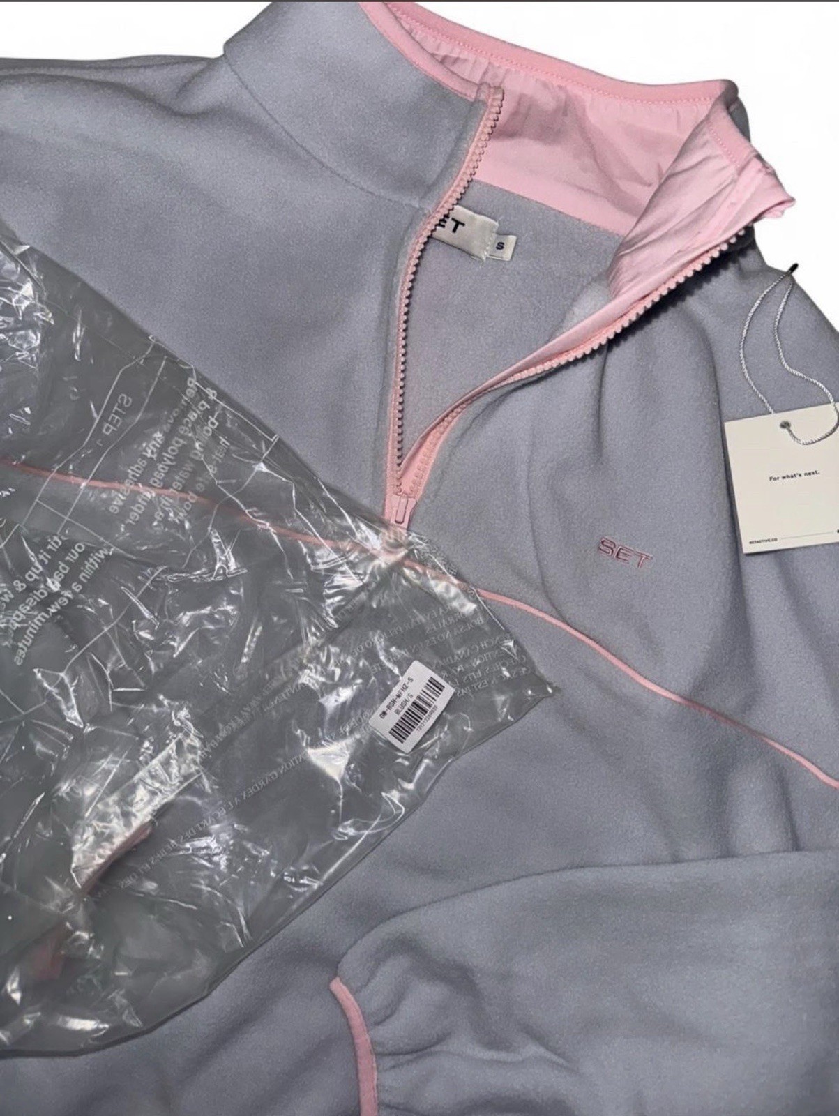 SET Active Fleece Half-zip Pullover | City Of Valentine Collection | Size S