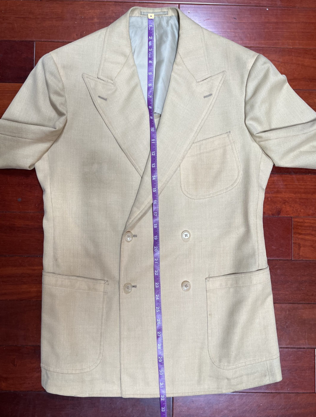 The Armoury Ring Jacket Model 16 Made in Japan Wool Blazer Soft Yellow