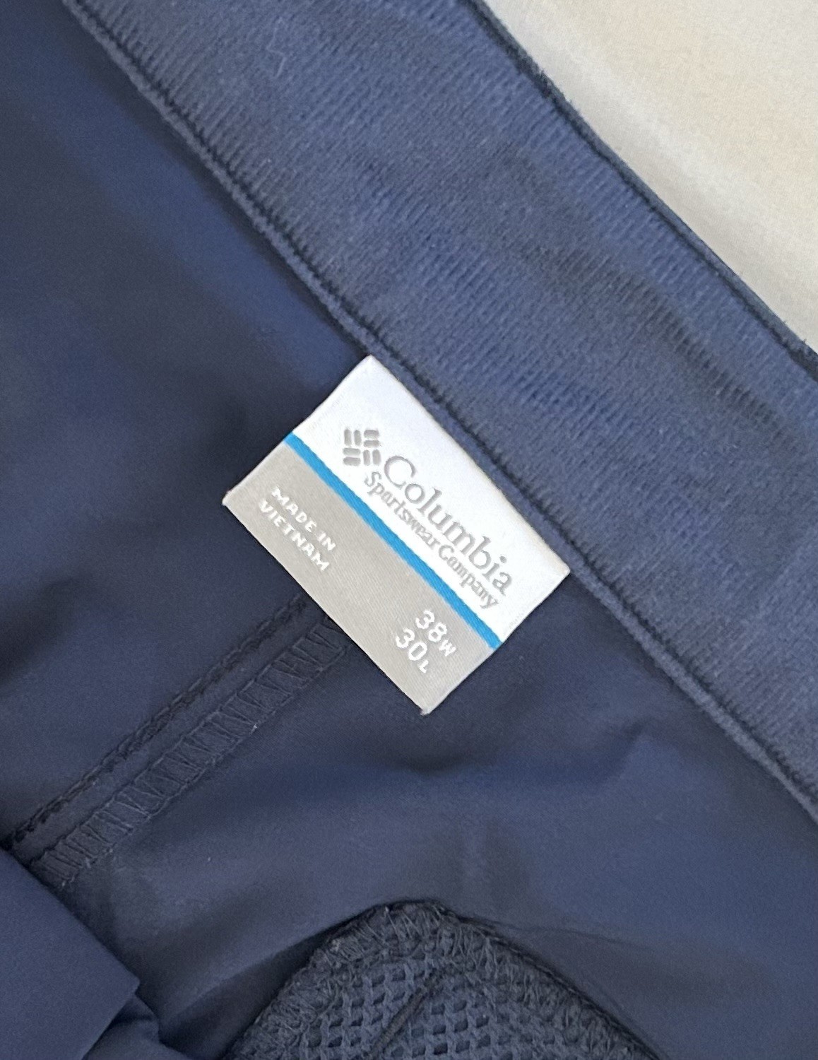 Columbia PFG Men’s Blue Convertible Cargo Pants 30L 38W Regular Fit Straight Leg