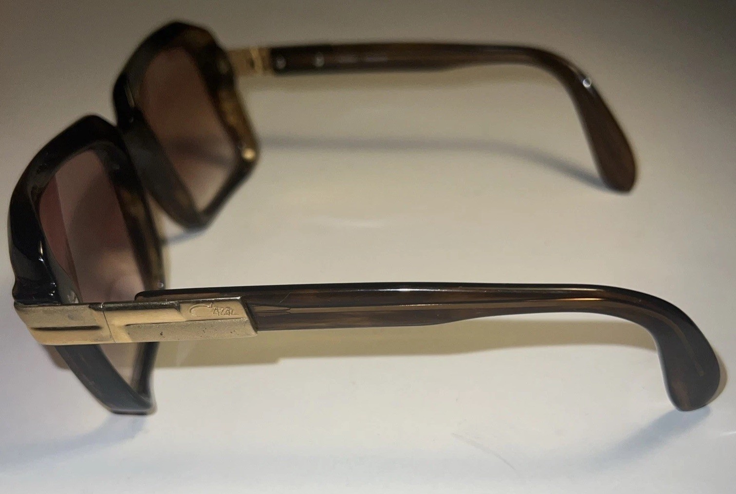 Cazal MOD607 1980’s Tortoiseshell Eyeglasses Frames Cazzy Germany EUC