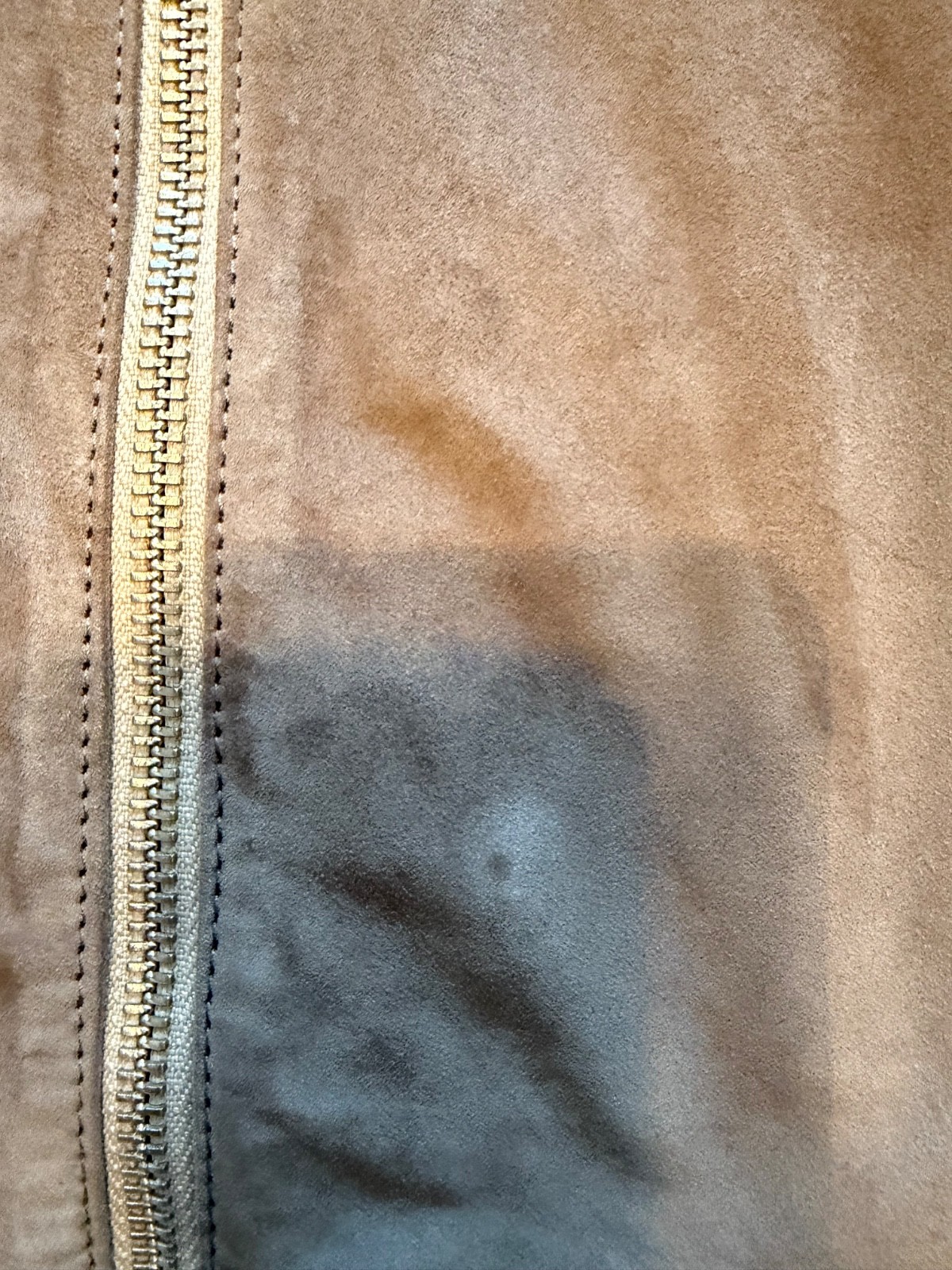 AllSaints Konrad grey suede Bomber Jacket – Men’s large