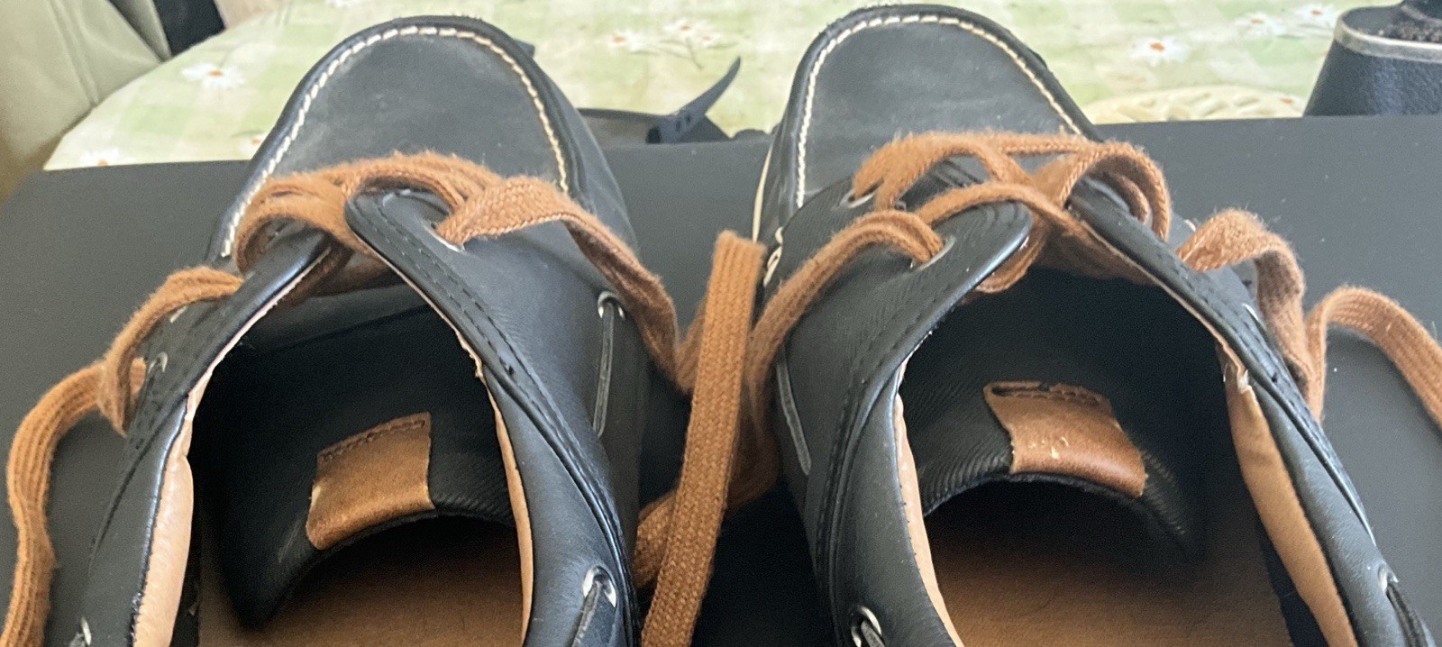 SONOMA GOODS FOR LIFE MENS BLACK CASUAL LACE SHOES SIZE 10 VERY NICE CONDITION
