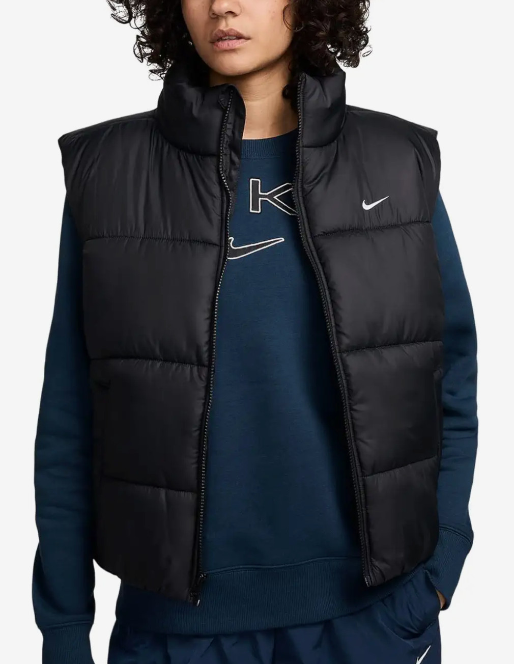 Nike Women’s Sportswear Classic Puffer Therma-FIT Vest Size Large Retail $110