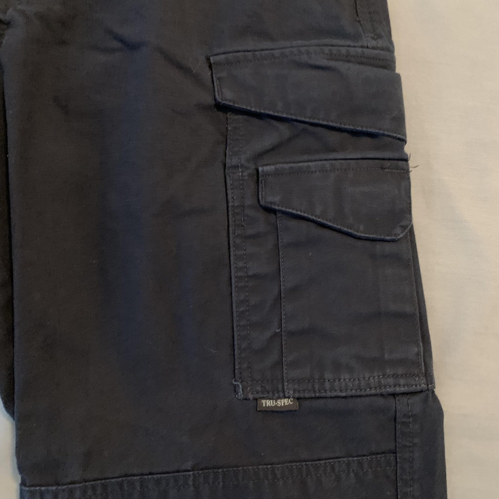 TRU-SPEC Cargo Pants Mens 30×33 Navy 100% Cotton Tactical Army Workwear Utility