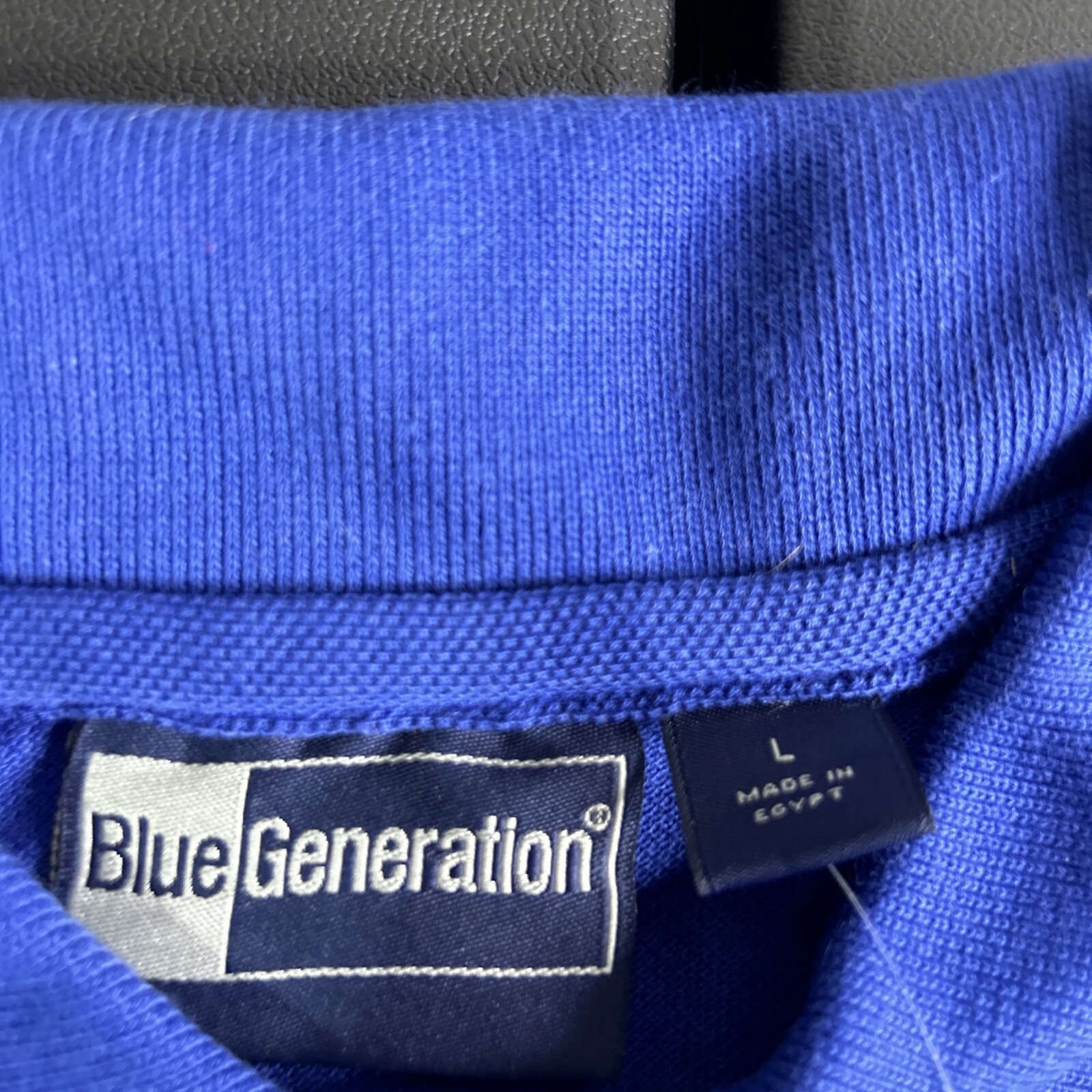 Blue Generation Polo Stain Release Mens Size Large ✅