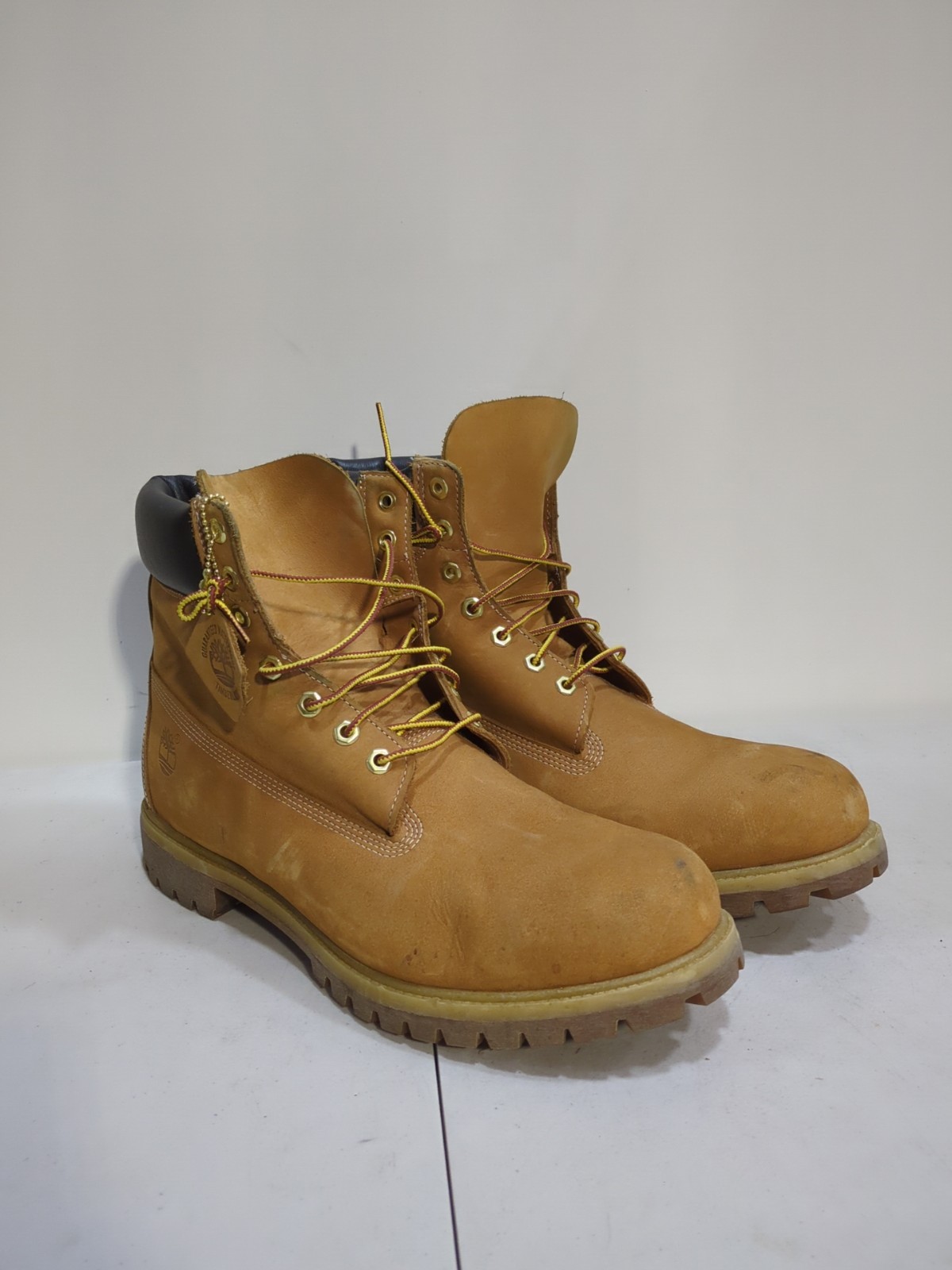 Timberland Mens 6 Inch Boot Wheat Nubuck Premium 10061 Size 14 M