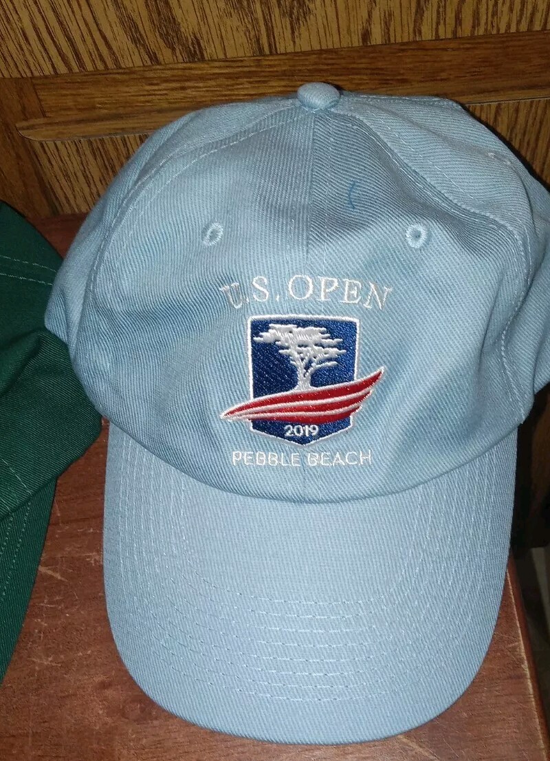 US Open USGA Golf Asso Hat Cap Lot Pebble Beach 2010 2019 & Shinnecock Hill 2018