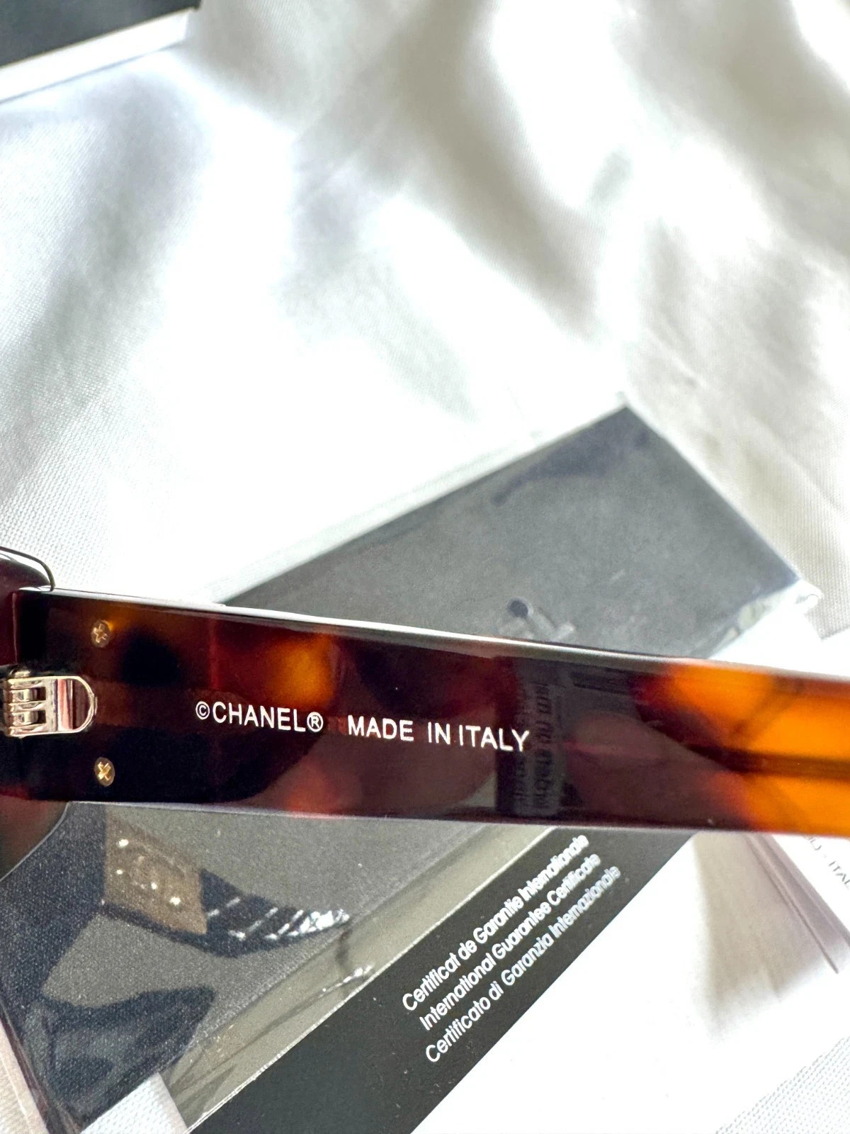 NEW CHANEL RECTANGLE SUNGLASSES 74573S Brown Tortoise